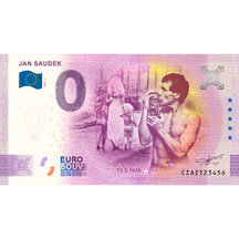0 Euro Suvenýr 2022 - Jan Saudek