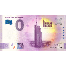 0 Euro Suvenýr Polsko 2025 - Highline Varšava