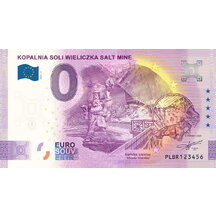 0 Euro Suvenýr 2025 - KOPALNIA SOLI WIELICZKA SALT MINE