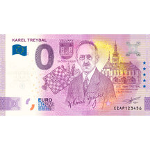 0 Euro Suvenýr Česko 2020 - Karel Treybal - Výročí