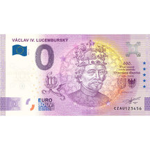0 Euro Suvenýr Česko 2021 - Václav IV. Lucemburský - Výročí