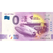 0 Euro Suvenýr Česko 2023 - 100 let ČSA