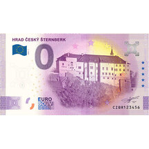 0 Euro Suvenýr Česko 2025 - Hrad Český Šternberk