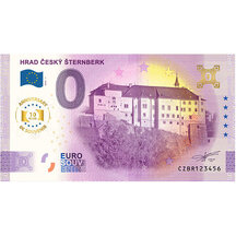 0 Euro Suvenýr Česko 2025 - Hrad Český Šternberk Výročí