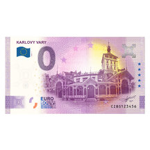 0 Euro Suvenýr Česko 2025 - KARLOVY VARY