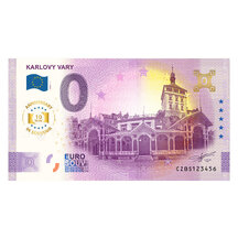 0 Euro Suvenýr Česko 2025 - KARLOVY VARY Výročí