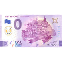 0 Euro Suvenýr 2025 - VISIT HUNGARY Nagy-Magyarország Výročí