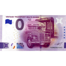 0 Euro Suvenýr Malta 2026 - Vintage Transport Malta Autobusy