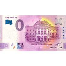0 Euro Suvenýr Slovensko 2025 - Bratislava - Divadlo
