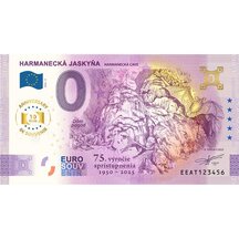 0 Euro Suvenýr Slovensko 2025 - Harmanecká jeskyně Výročí