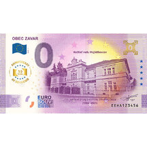 0 Euro Suvenýr Slovensko 2025 - Obec Zavar Výročí