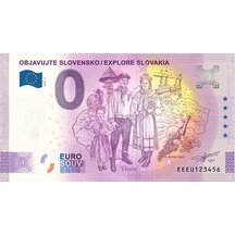 0 Euro Suvenýr Slovensko 2023 - Objevujte Slovensko 2