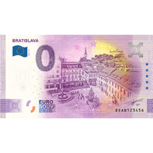 0 Euro Suvenýr Slovensko 2026 - Bratislava - Náměstí