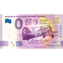 0 Euro Suvenýr Slovensko 2026 - Muzeum SNP - 82. výročí/Letov Š-328 Gold