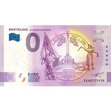 0 Euro Suvenýr Slovensko 2025 - Bratislava - 80. výročí osvobození