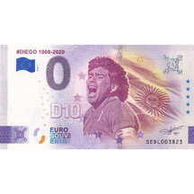 0 Euro Suvenýr Itálie 2026 - Diego Maradona