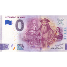0 Euro Suvenýr Itálie 2026 - Leonardo da Vinci