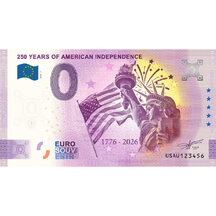 0 Euro Suvenýr 2025 - Nezávislost
