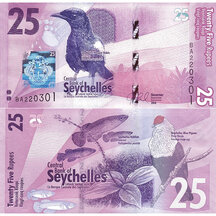 25 Rupií 2016 Seychely
