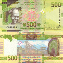 500 franků 2024 Guinea