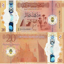 20 Dinarů 2025 Libye