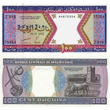 100 Ouguiya 2002 Mauritánie