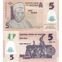 5 Naira 2024 Nigérie