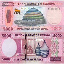 5000 franků 2024 Rwanda