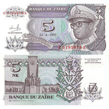 5 Nových Makut 1993 Zair