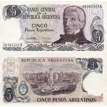 5 Pesos 1983 Argentina