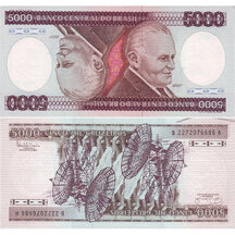 5000 Cruzeiros 1985 Brazílie