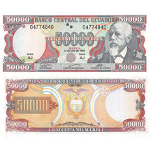 50 000 Sucre 1999 Ekvádor