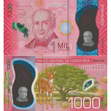 1000 Colones 2019 Kostarika