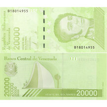 20 000 Bolívarů 2019 Venezuela