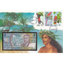 Bankovka obálka Samoa 1990