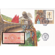 Bankovka obálka Bělorusko 1992