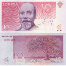 10 Kroonů 2007 Estonsko