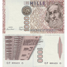 1000 Lir 1982 Itálie
