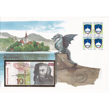 Bankovka obálka Slovinsko 1992