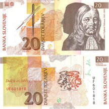 20 Tolarů 1992 Slovinsko