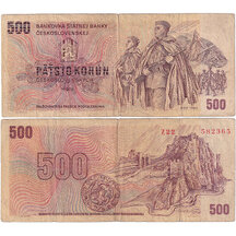 500 Korun 1973 Československo - série Z