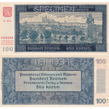 100 Korun 1940 Protektorát Čechy a Morava - Specimen