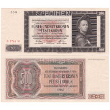500 Korun 1942 Protektorát Čechy a Morava - série G