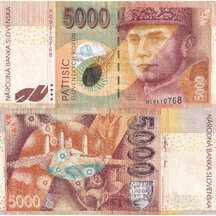 5000 Korun 1999 Slovenská republika - série H