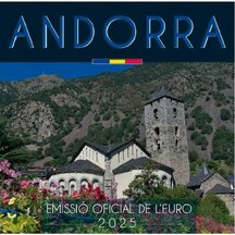 Sada oběžných Euro mincí Andorra 2025