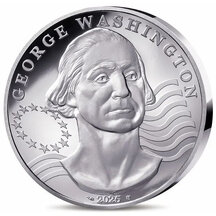 25 Euro Francie 2025 - George Washington - Proof