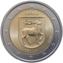 2 EURO Lotyšsko 2025 - Sélie
