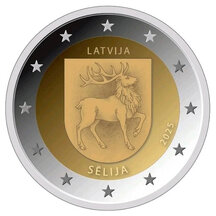 2 EURO Lotyšsko 2025 - Sélie