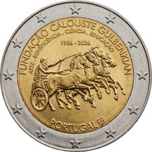 2 EURO Portugalsko 2026 - nadace Calousta Gulbenkiana