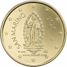 50 Cent - oběžná mince San Marino 2026
